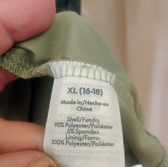 No Boundaries Gray Floral Print, Lined Stretchy Dress Womens Size XL 16/18 NWT - Picture 8 of 10